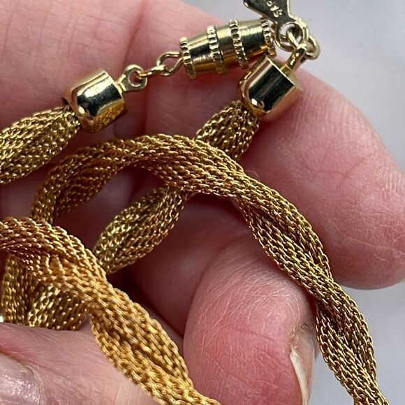 Vintage Sarah Coventry 14” twisted tube chain choker. - Picture 4 of 7